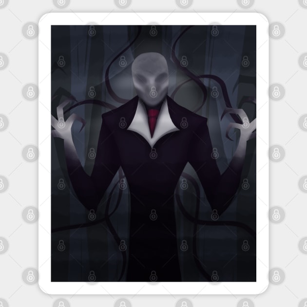 Slenderman’s Forest Magnet by KittyxKato